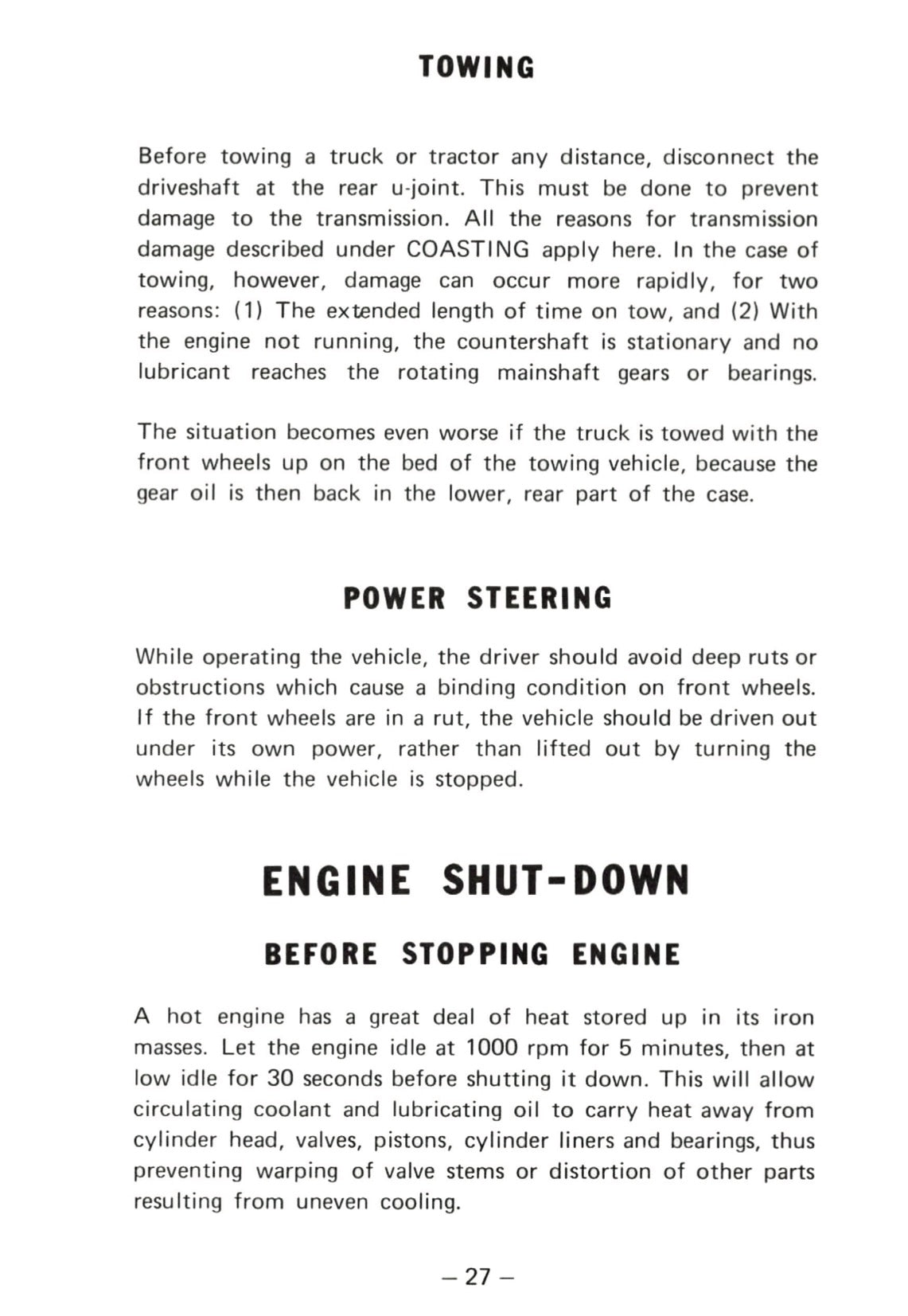 1976 Kenworth  Owner's Manual | English