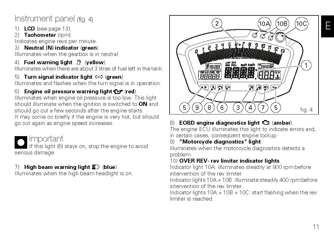 2009 Ducati Superbike Owner's Manual | English