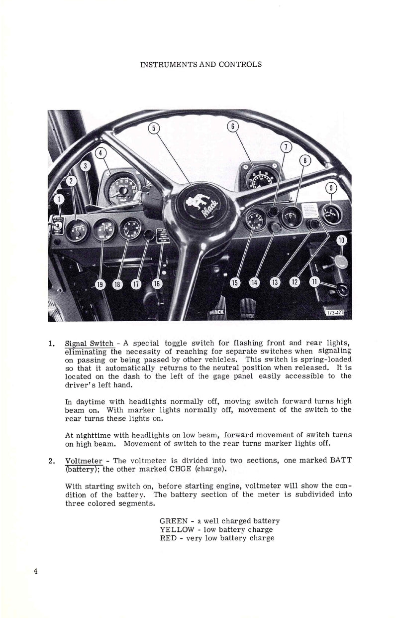 Mack MC/MR Owner's Manual | English