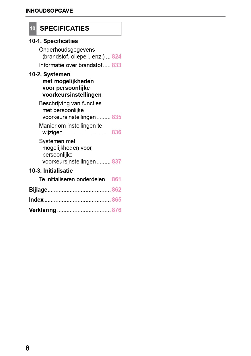 2023-2024 Lexus NX 450h+ Owner's Manual | Dutch