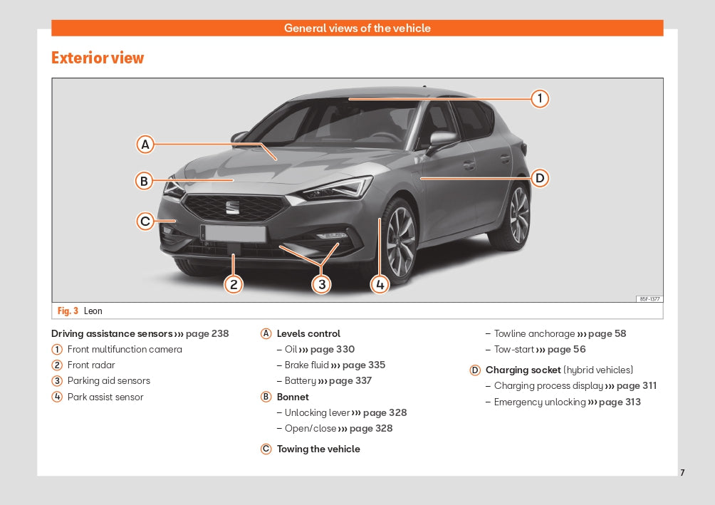 2022 Seat Leon Manuel du propriétaire | Anglais