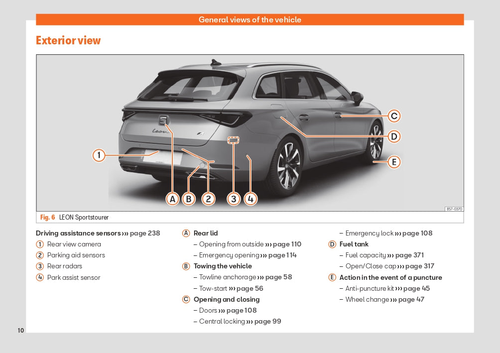 2022 Seat Leon Manuel du propriétaire | Anglais