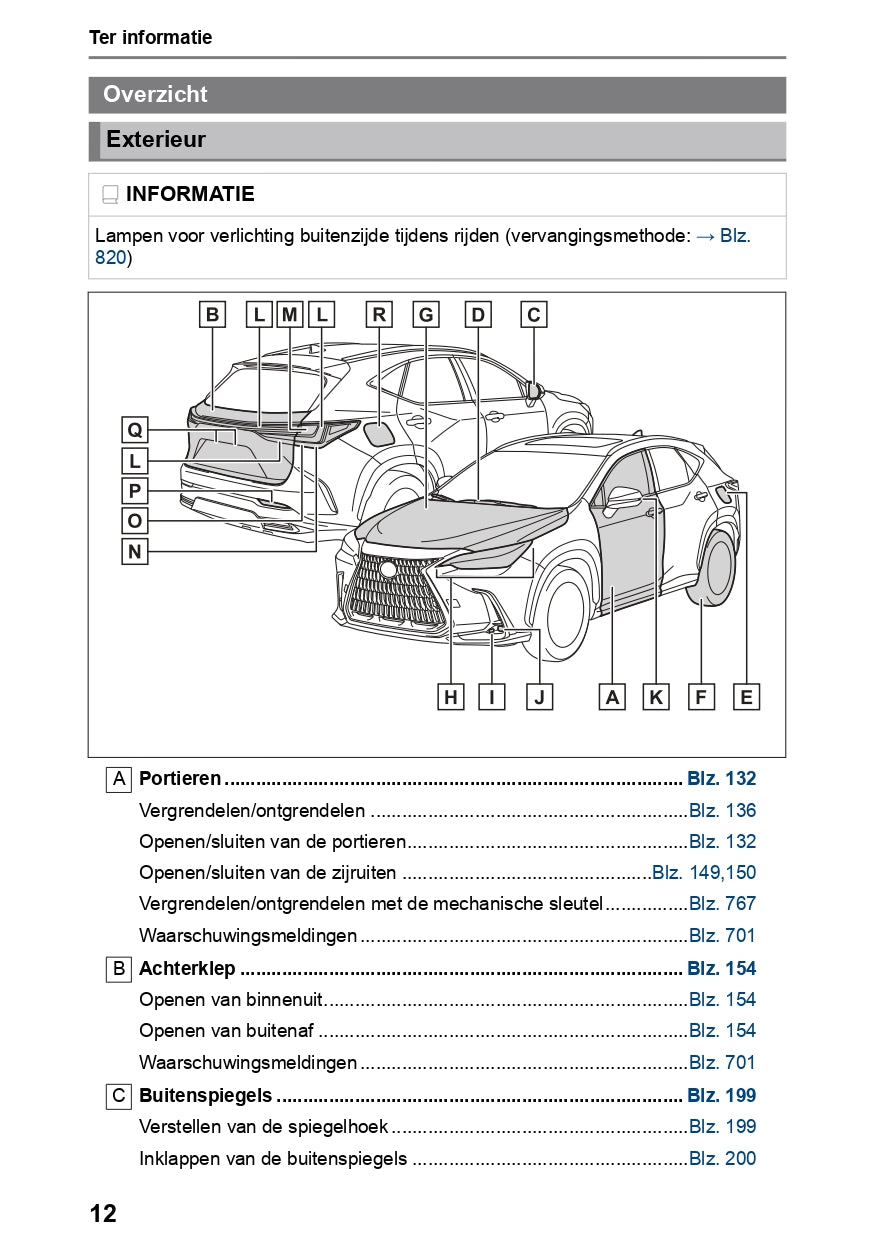 2023-2024 Lexus NX 450h+ Owner's Manual | Dutch