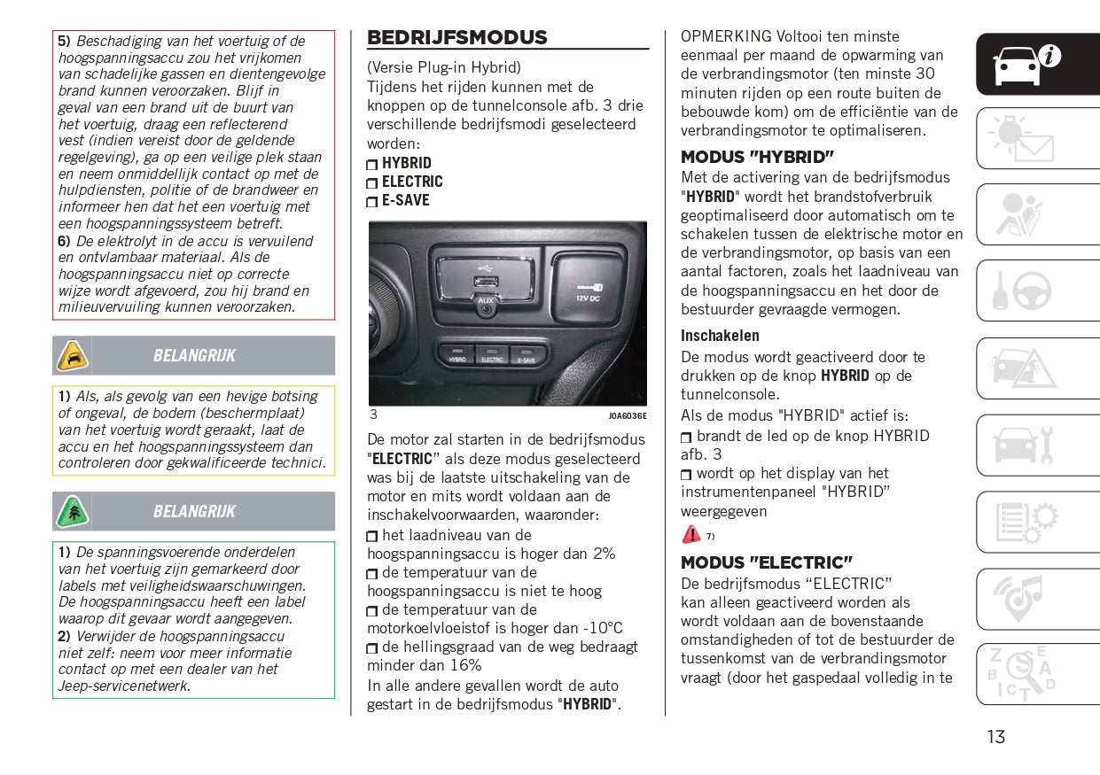 2023-2024 Jeep Renegade Owner's Manual | Dutch