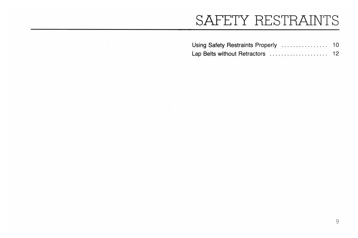 1992 Ford L-Series Owner's Manual | English