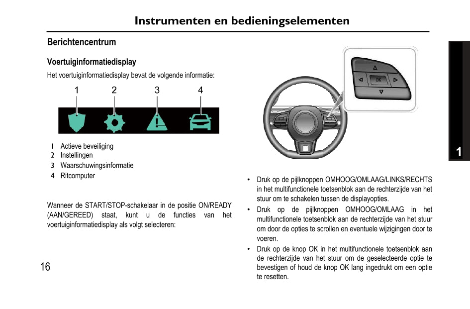 2020-2023 MG EHS PHEV Owner's Manual | Dutch
