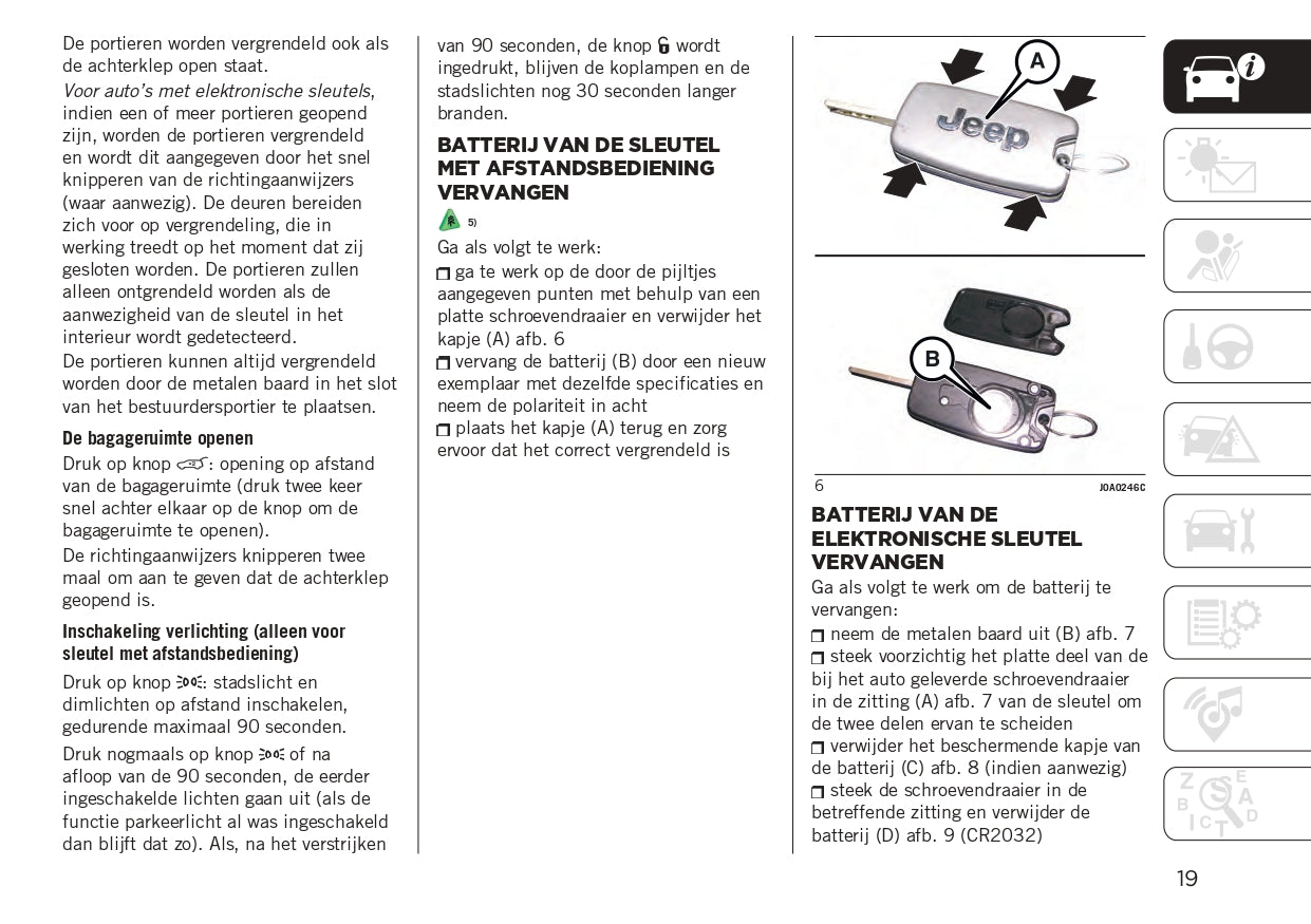 2023-2024 Jeep Renegade Owner's Manual | Dutch