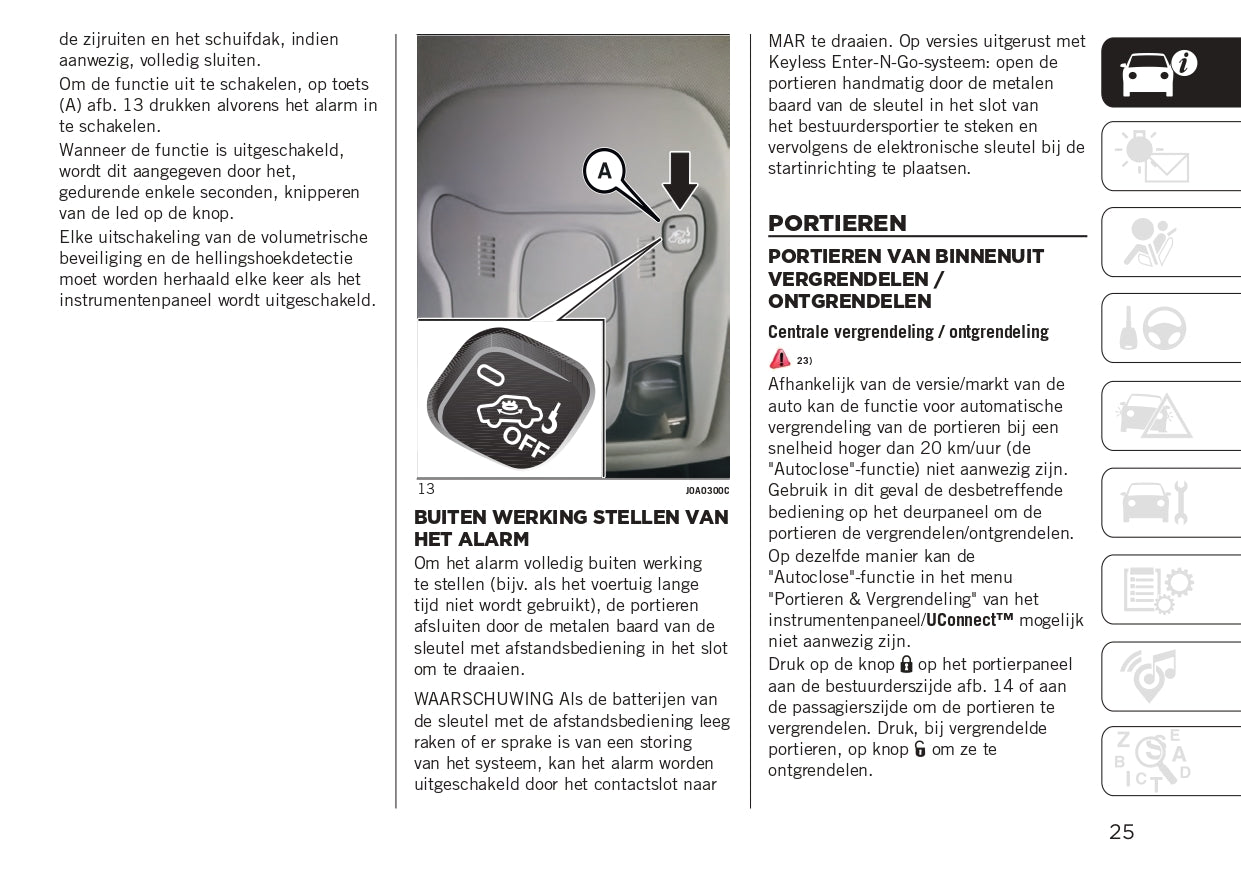 2023-2024 Jeep Renegade Owner's Manual | Dutch