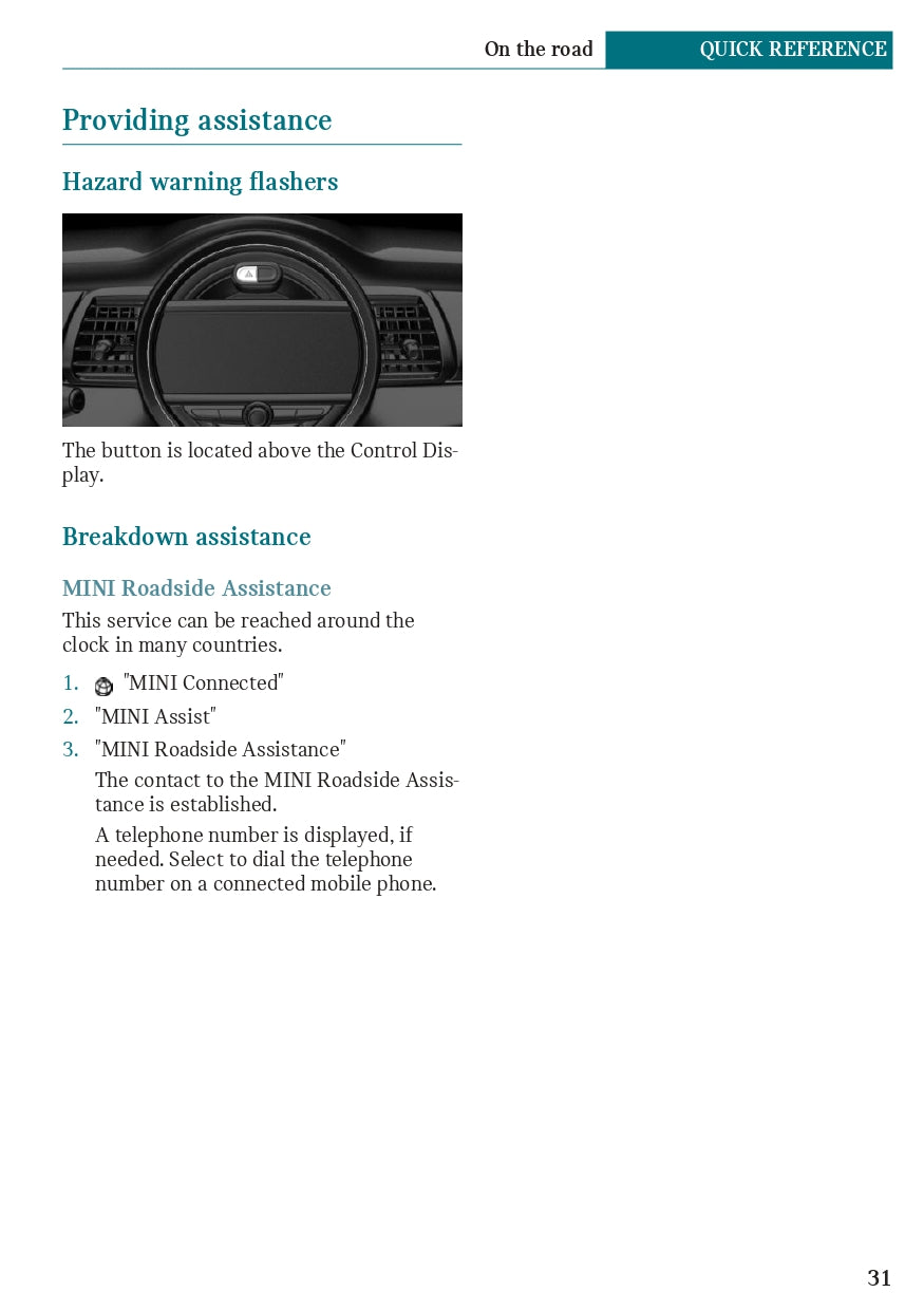 2018 Mini Mini Hardtop 2 Door/Mini Hardtop 4 Door Owner's Manual | English