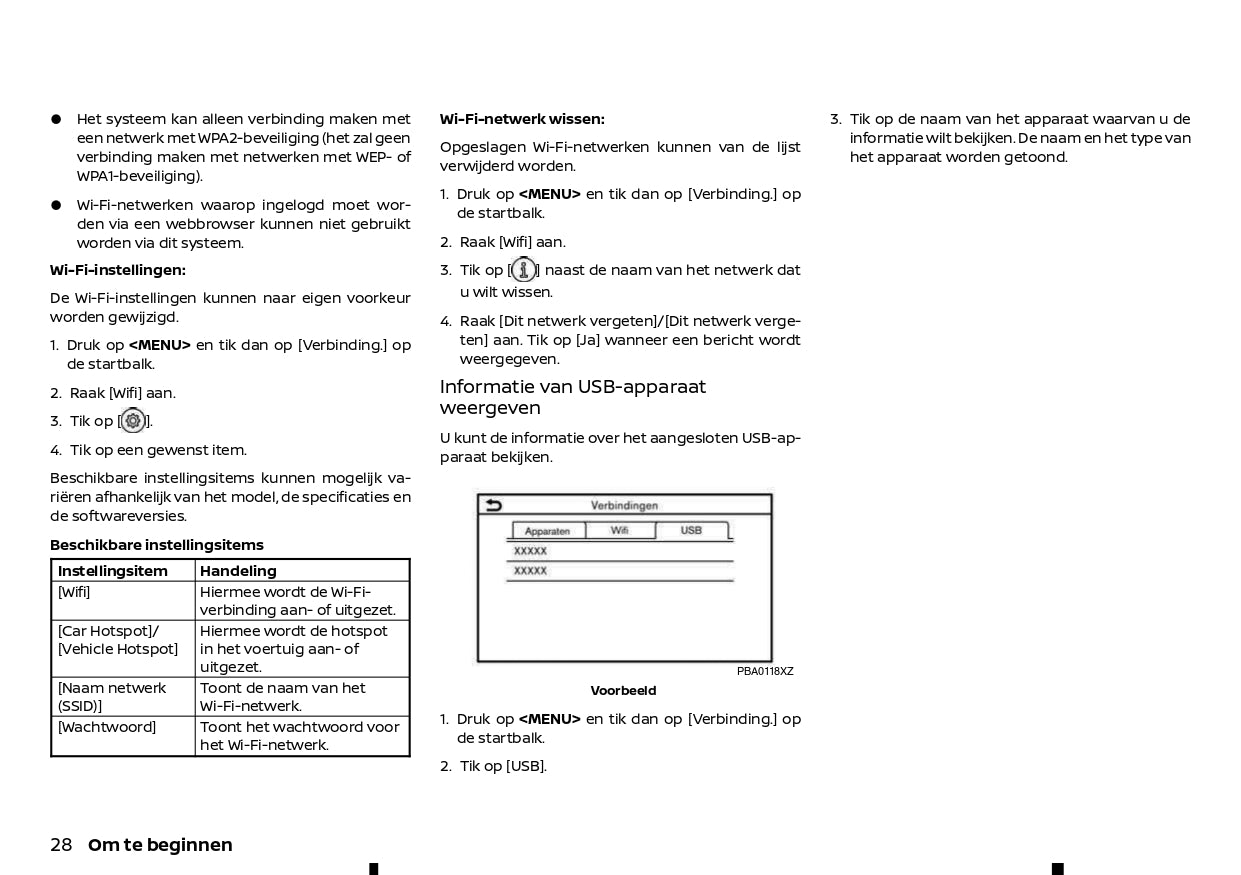 2022-2024 Nissan Connect Type B Infotainment Manual | Dutch