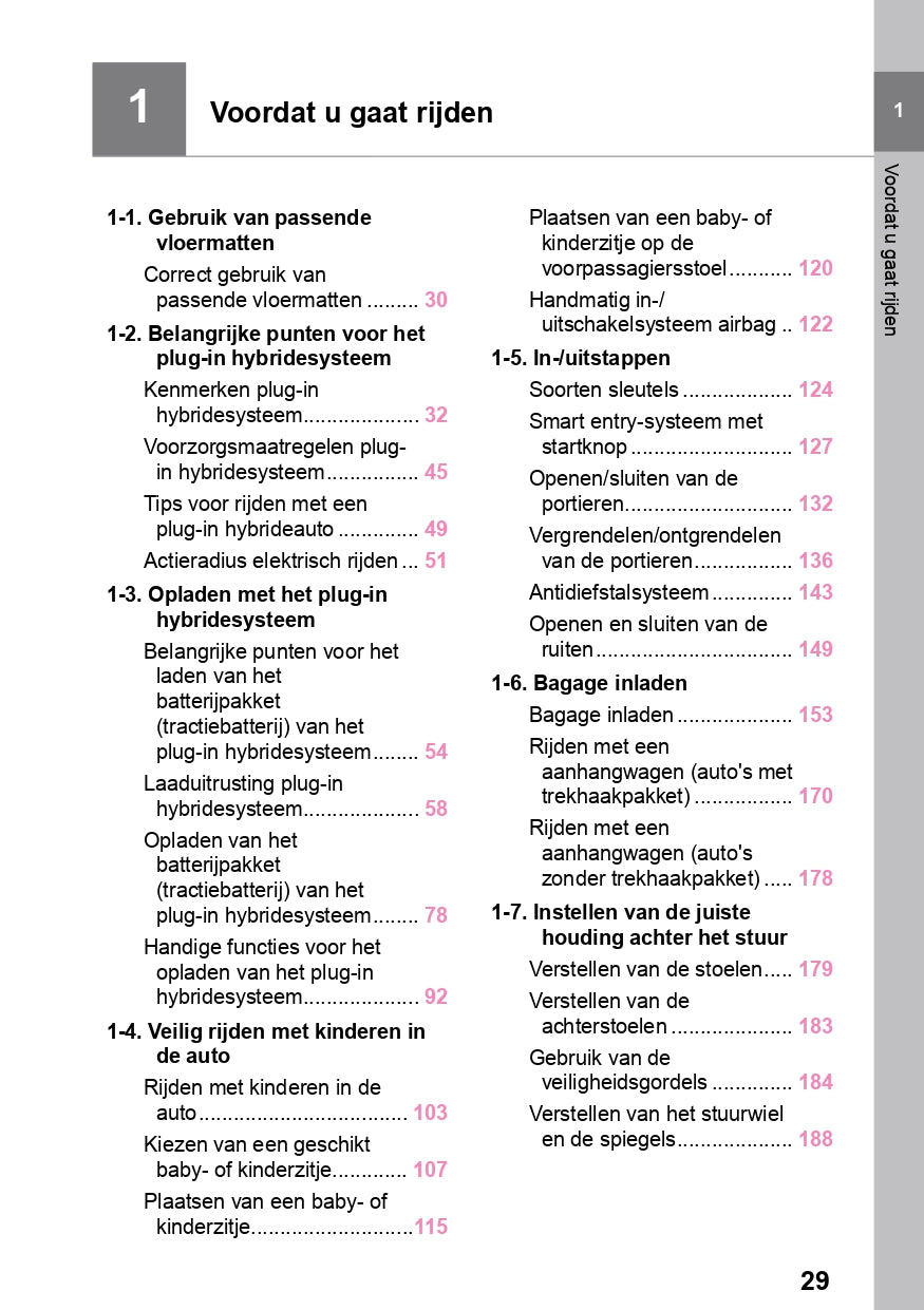 2023-2024 Lexus NX 450h+ Owner's Manual | Dutch