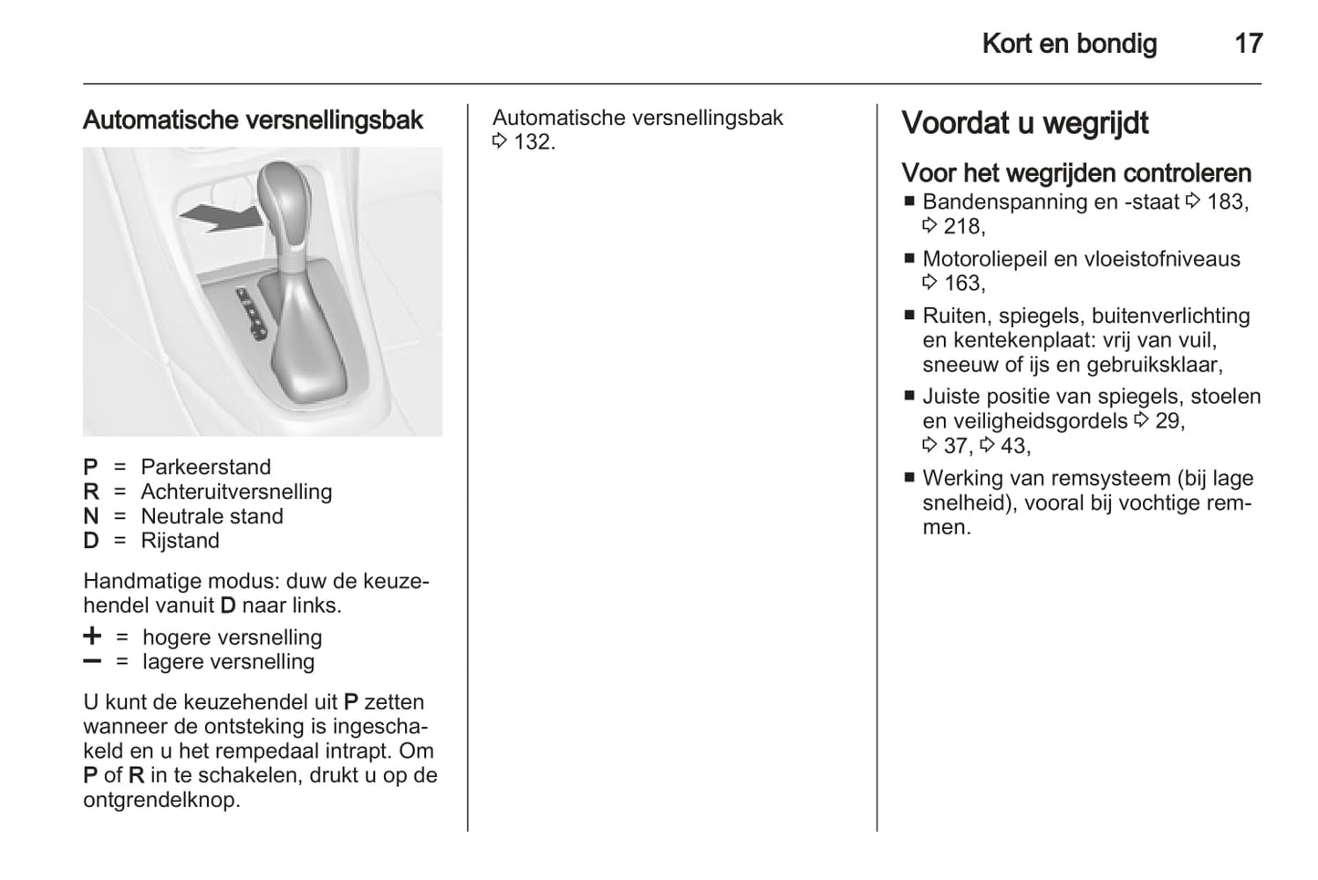 2012-2013 Opel Astra GTC Owner's Manual | Dutch
