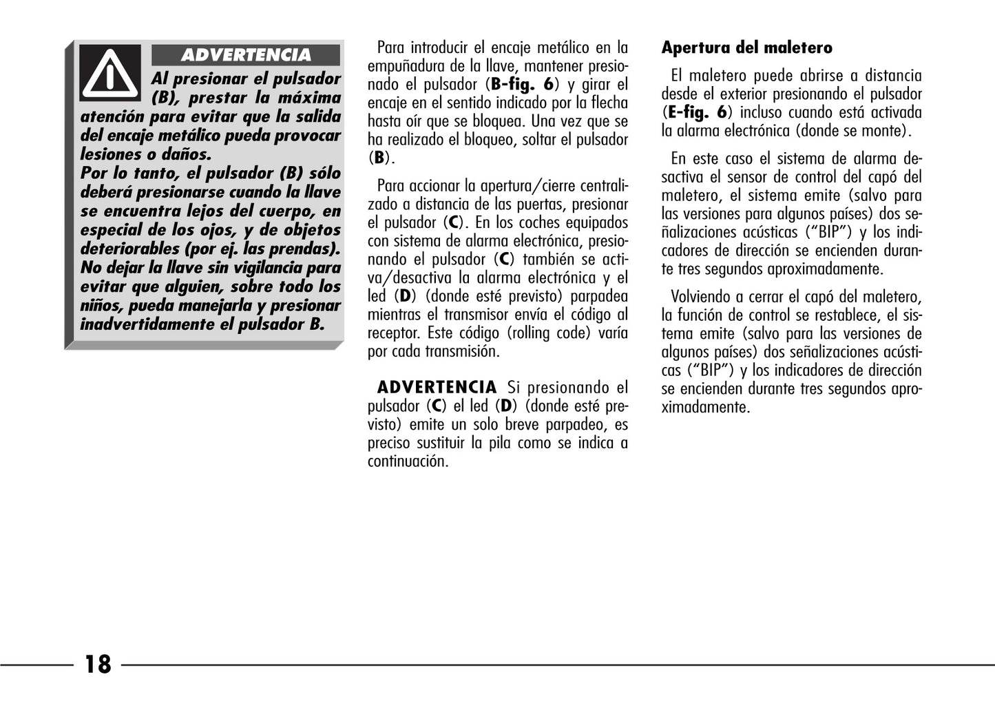 2003-2008 Alfa Romeo 166 Owner's Manual | Spanish