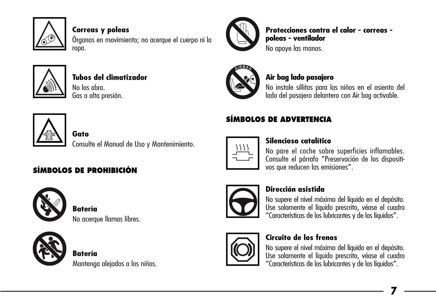 2003-2008 Alfa Romeo 166 Owner's Manual | Spanish