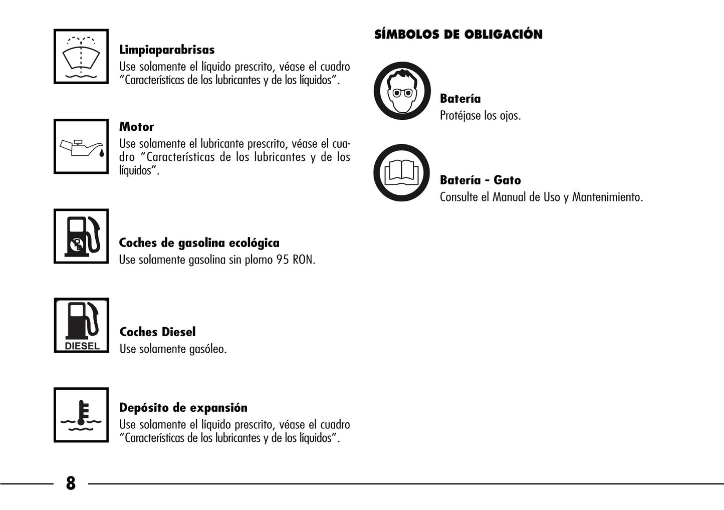 2003-2008 Alfa Romeo 166 Owner's Manual | Spanish