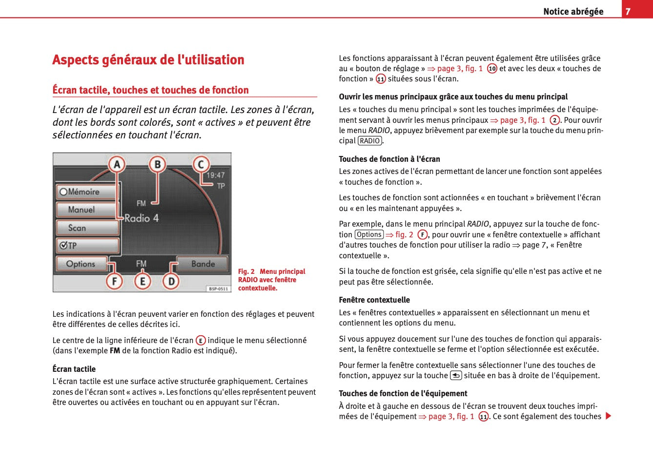 Seat Media System 2.0 Guide d’instructions