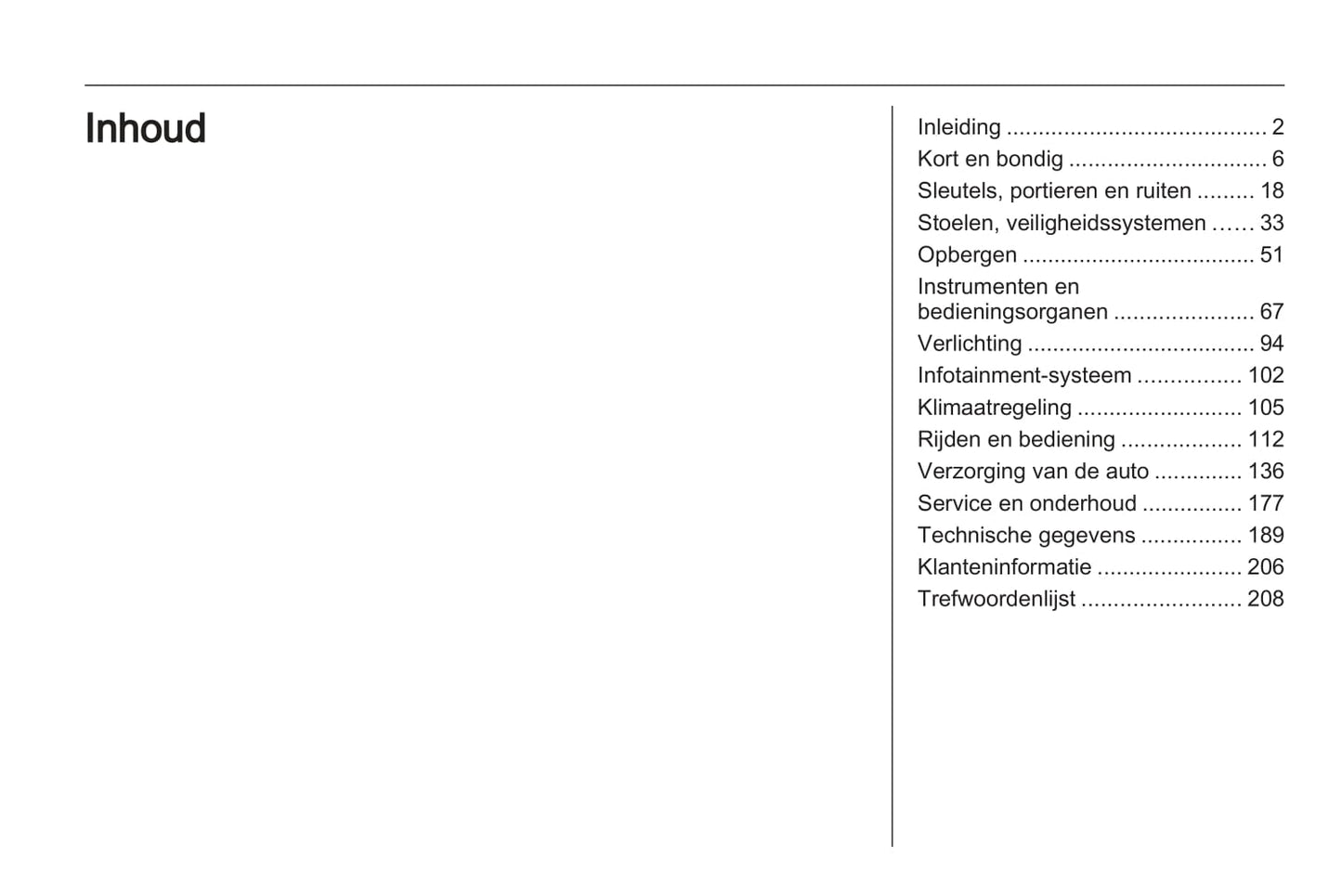 2006-2010 Opel Corsa Owner's Manual | Dutch