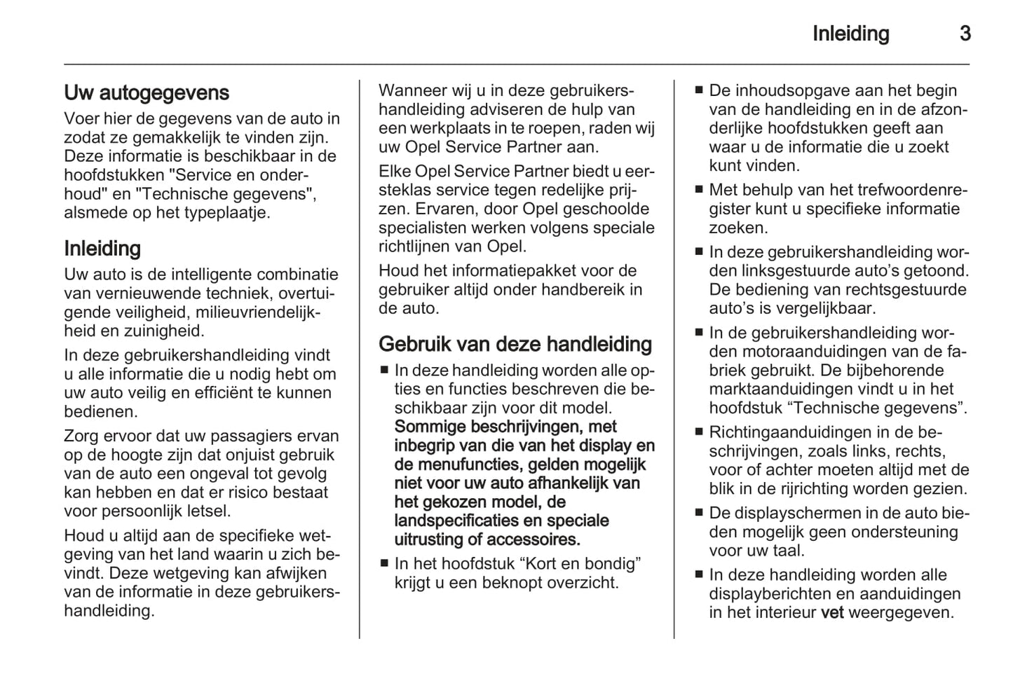 2006-2010 Opel Corsa Owner's Manual | Dutch