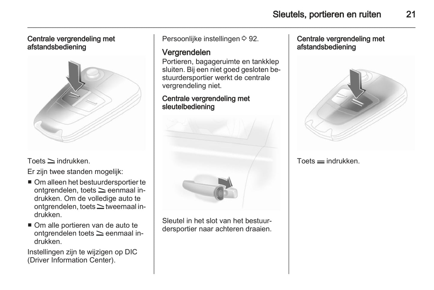 2006-2010 Opel Corsa Owner's Manual | Dutch