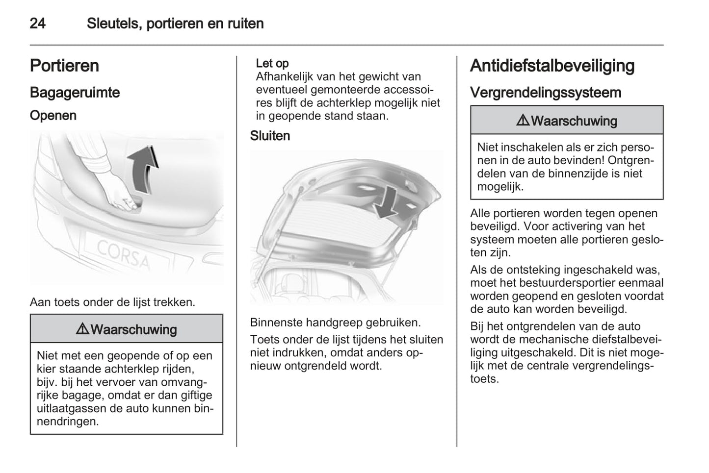 2006-2010 Opel Corsa Owner's Manual | Dutch