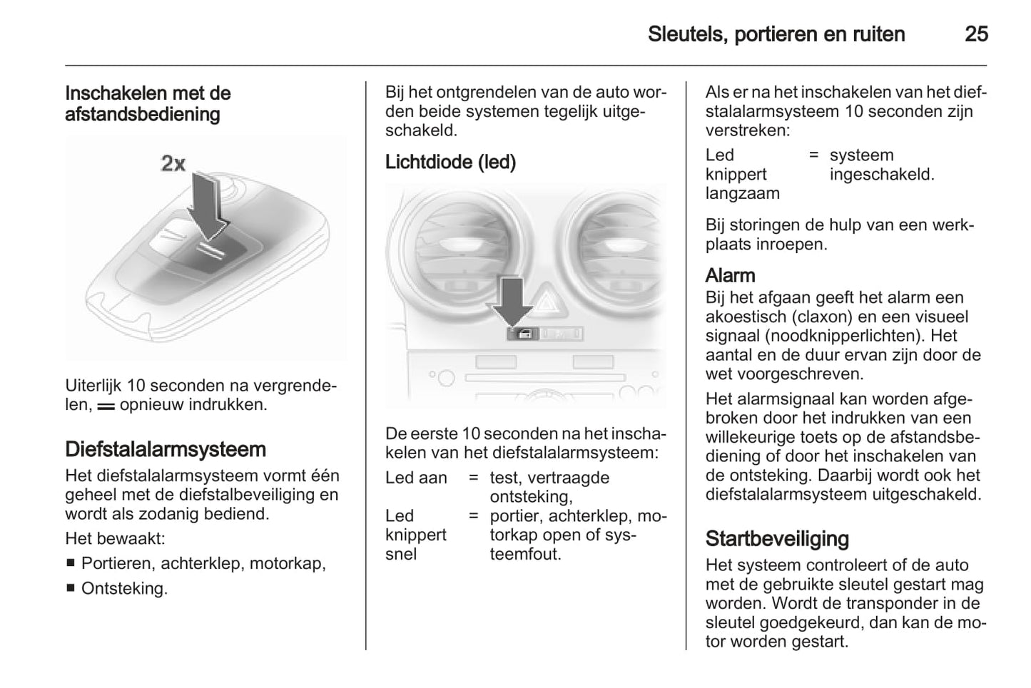 2006-2010 Opel Corsa Owner's Manual | Dutch