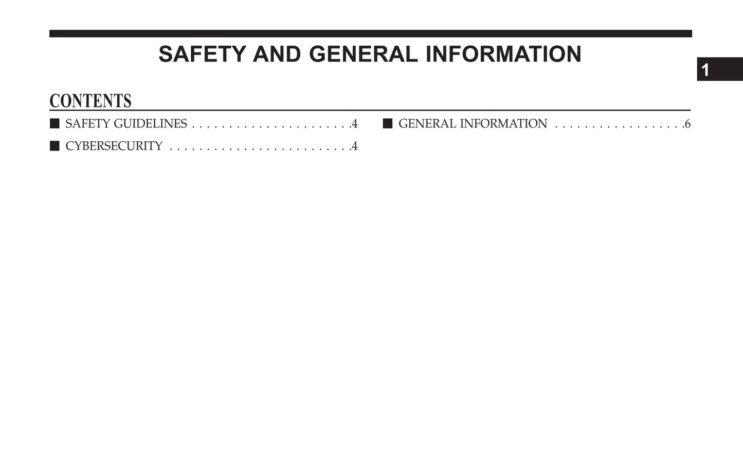 Uconnect Radio 4.3 / 4.3S Supplement Owner's Manual