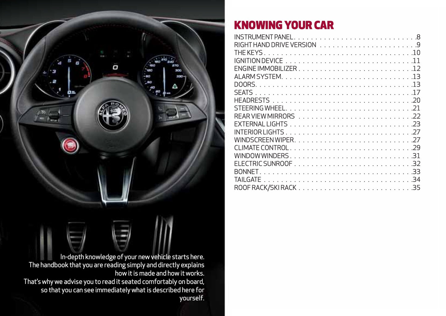 2016-2020 Alfa Romeo Giulia Owner's Manual | English