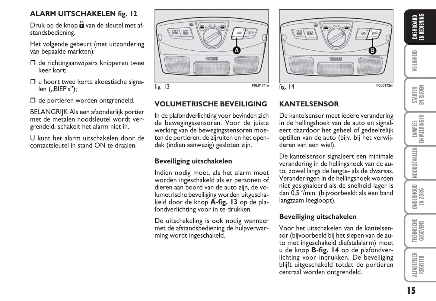 2009-2010 Fiat Croma Owner's Manual | Dutch