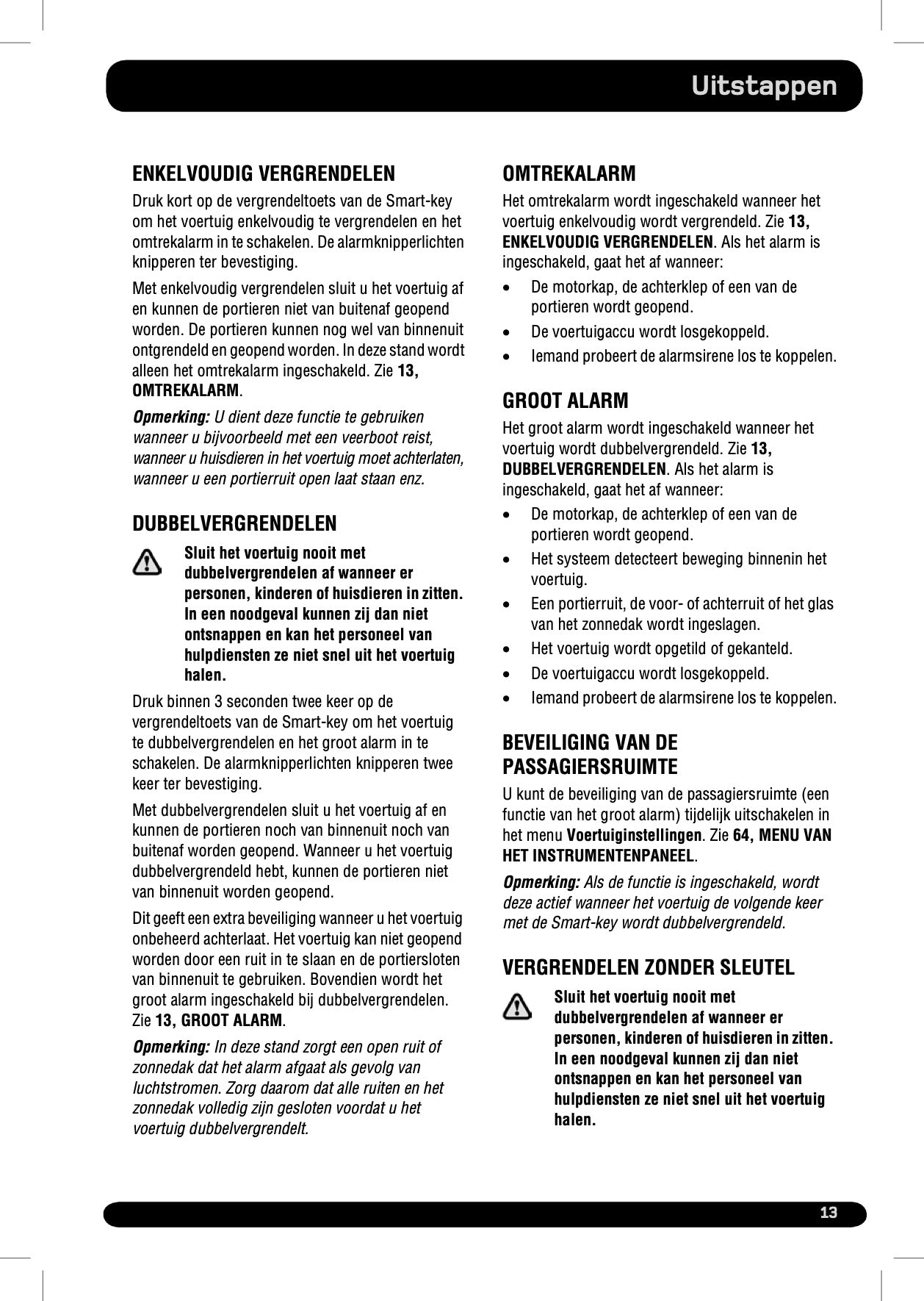 2013-2014 Land Rover Range Rover Manuel du propriétaire | Néerlandais