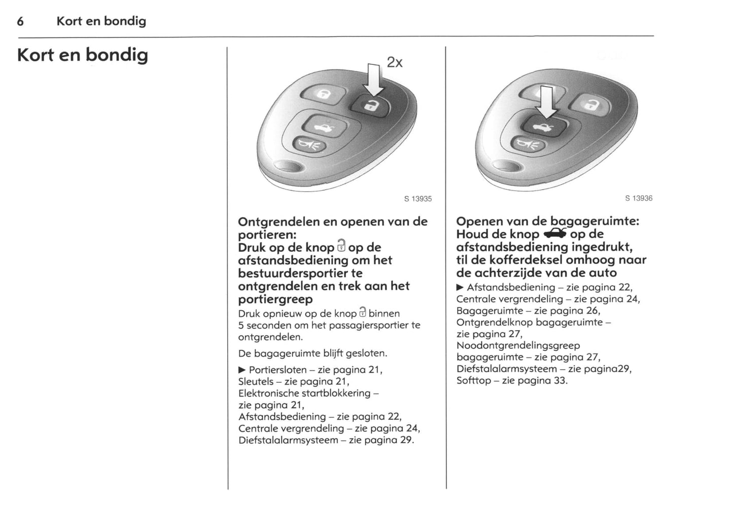 2007-2009 Opel GT Owner's Manual | Dutch