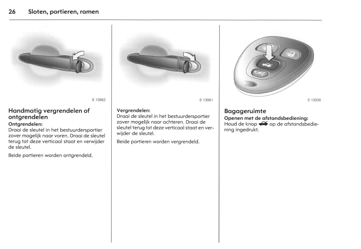 2007-2009 Opel GT Owner's Manual | Dutch