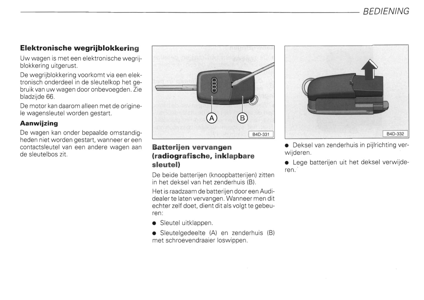 1999-2006 Audi TT Manuel du propriétaire | Néerlandais