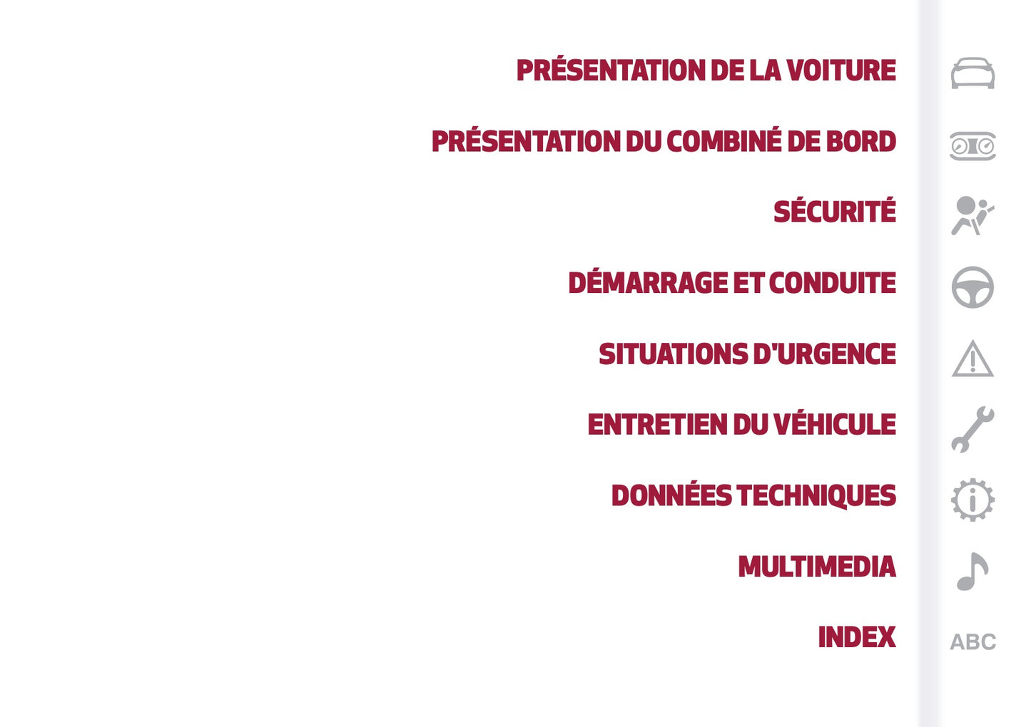 2018-2019 Alfa Romeo Giulia Owner's Manual | French