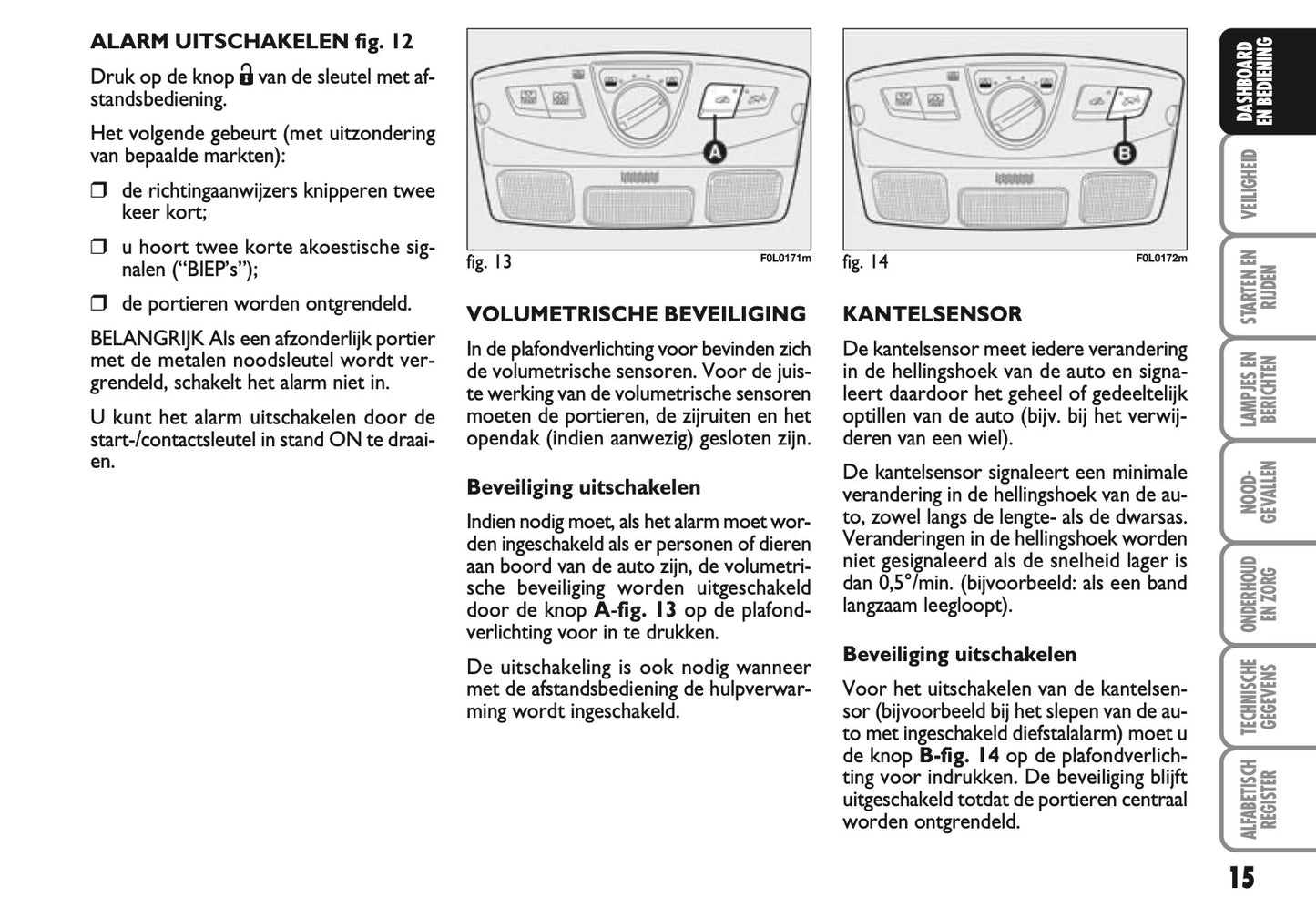 2007-2008 Fiat Croma Owner's Manual | Dutch
