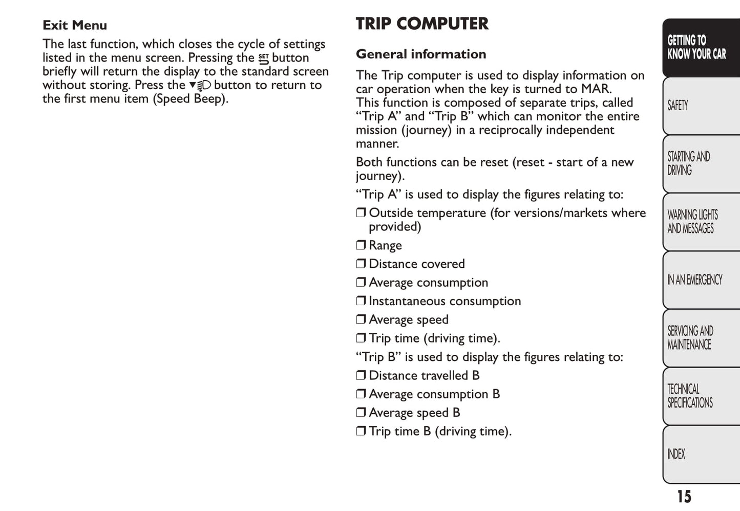 2012 Fiat Panda Owner's Manual | English