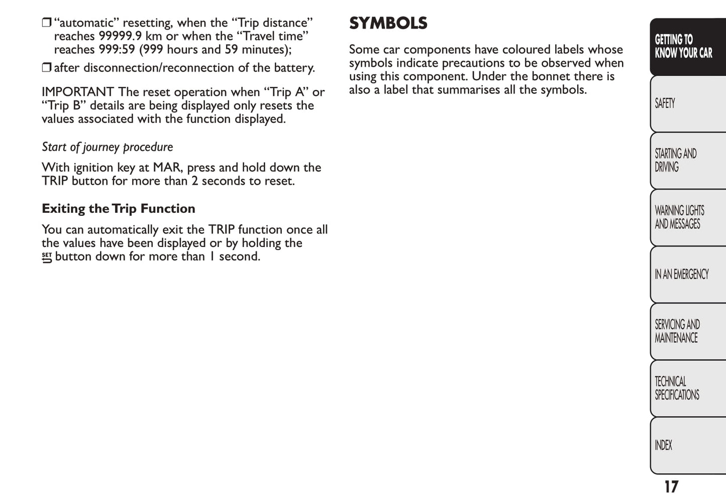 2012 Fiat Panda Owner's Manual | English