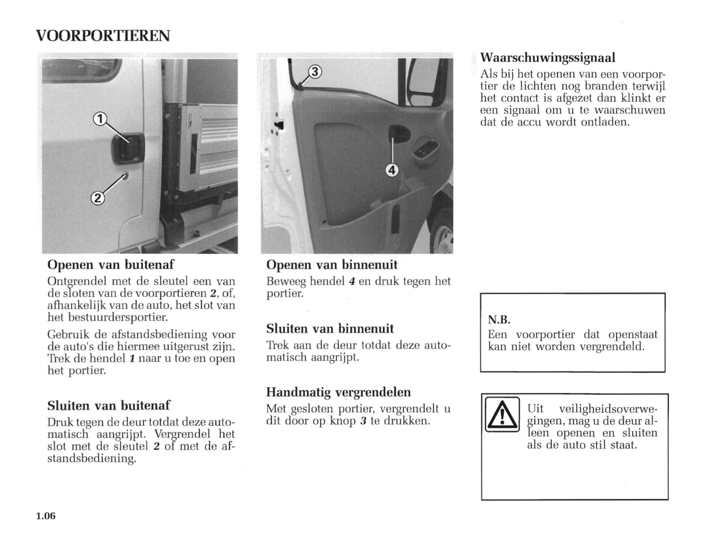 2003-2010 Renault Master Manuel du propriétaire | Néerlandais