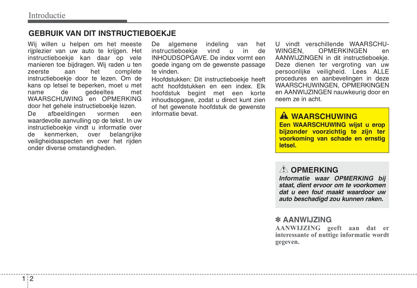 2009-2015 Kia Venga Manuel du propriétaire | Néerlandais