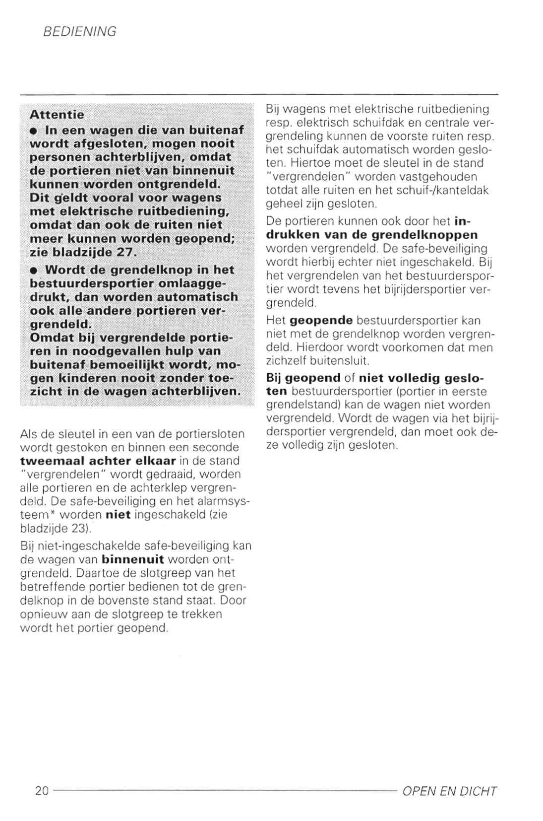 1998-2005 Volkswagen Lupo Manuel du propriétaire | Néerlandais
