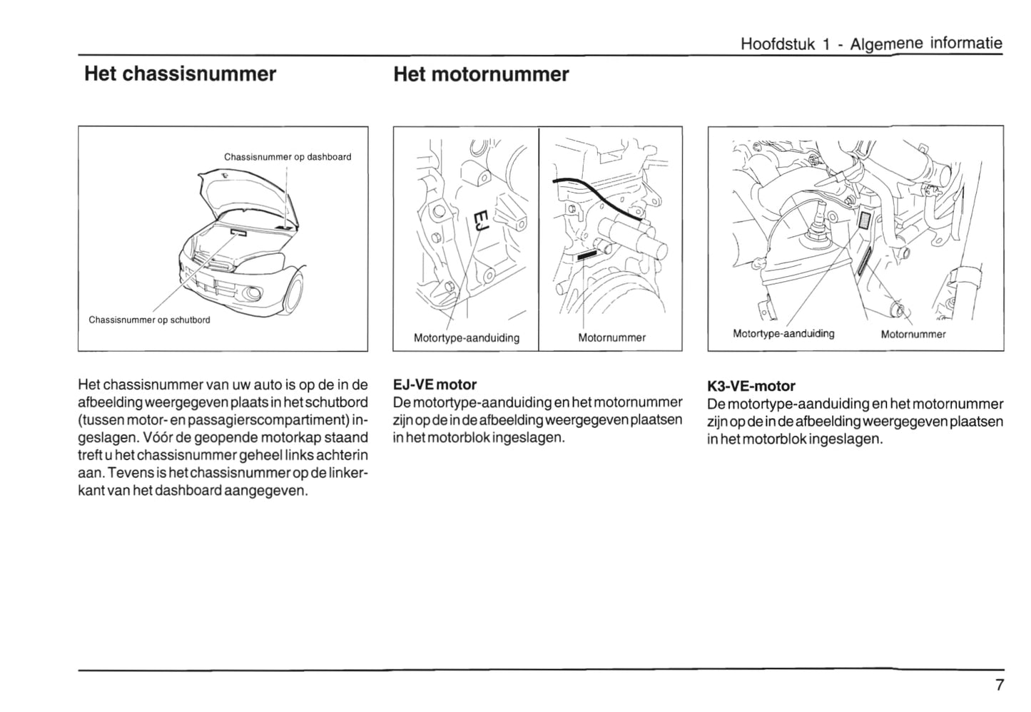 2001-2006 Daihatsu Young-RV Owner's Manual | Dutch