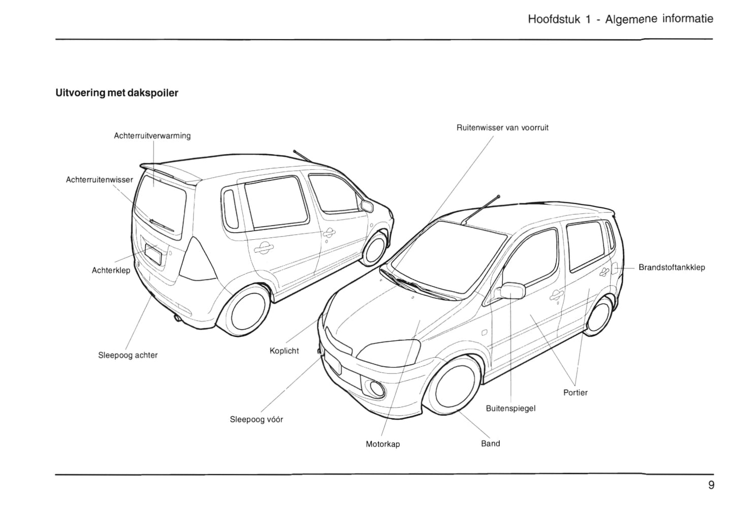 2001-2006 Daihatsu Young-RV Owner's Manual | Dutch