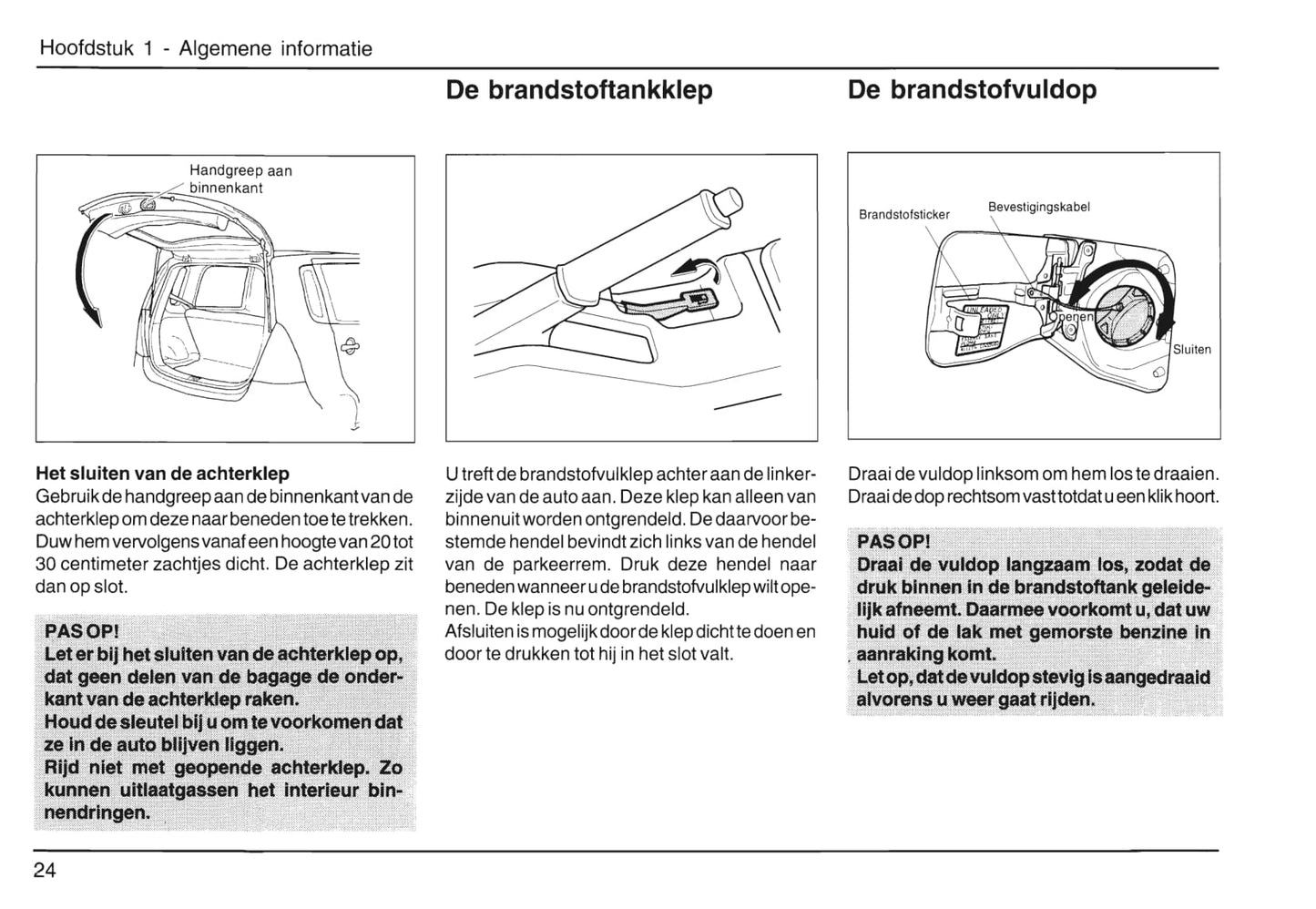 2001-2006 Daihatsu Young-RV Owner's Manual | Dutch