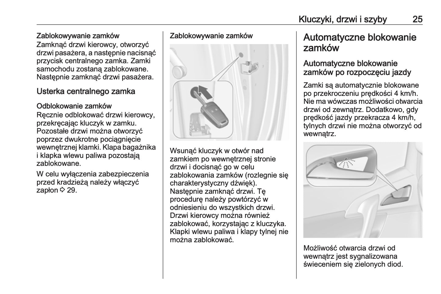 2016-2017 Opel Meriva Manuel du propriétaire | Polonais