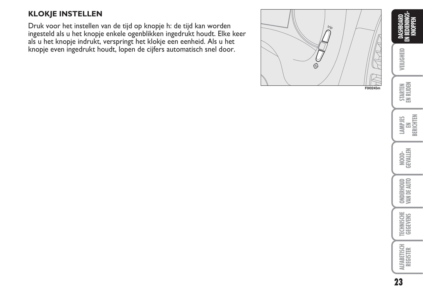 2003-2004 Fiat Punto Owner's Manual | Dutch