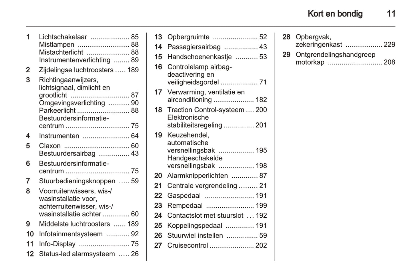 2008-2014 Chevrolet Cruze Manuel du propriétaire | Néerlandais