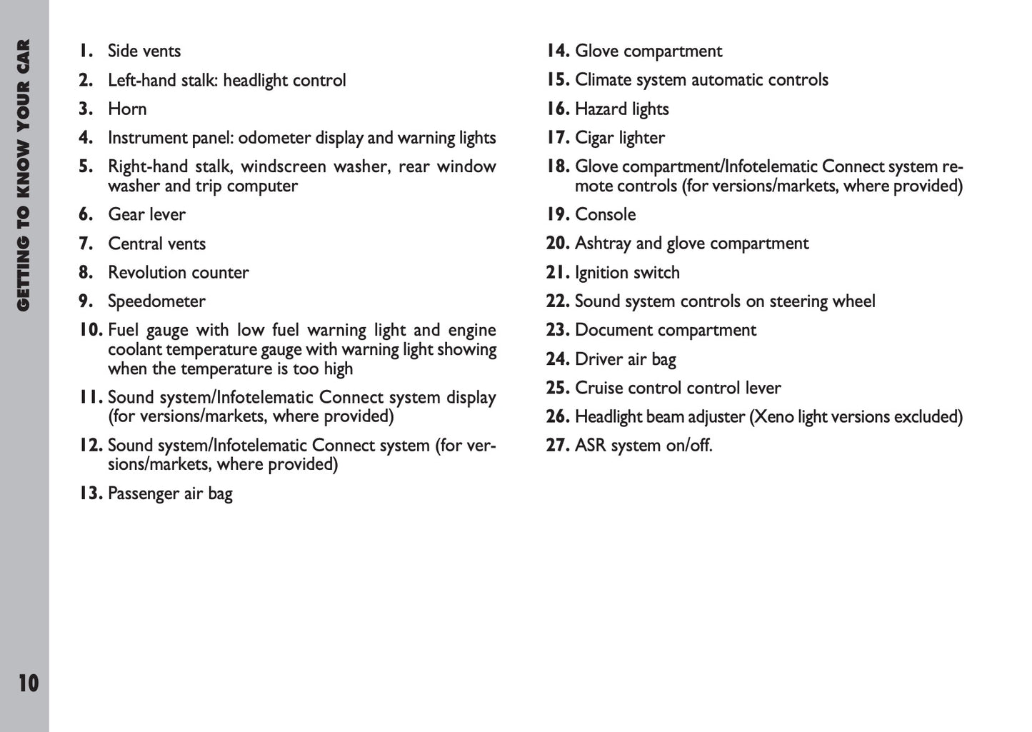 2009-2010 Fiat Ulysse Owner's Manual | English