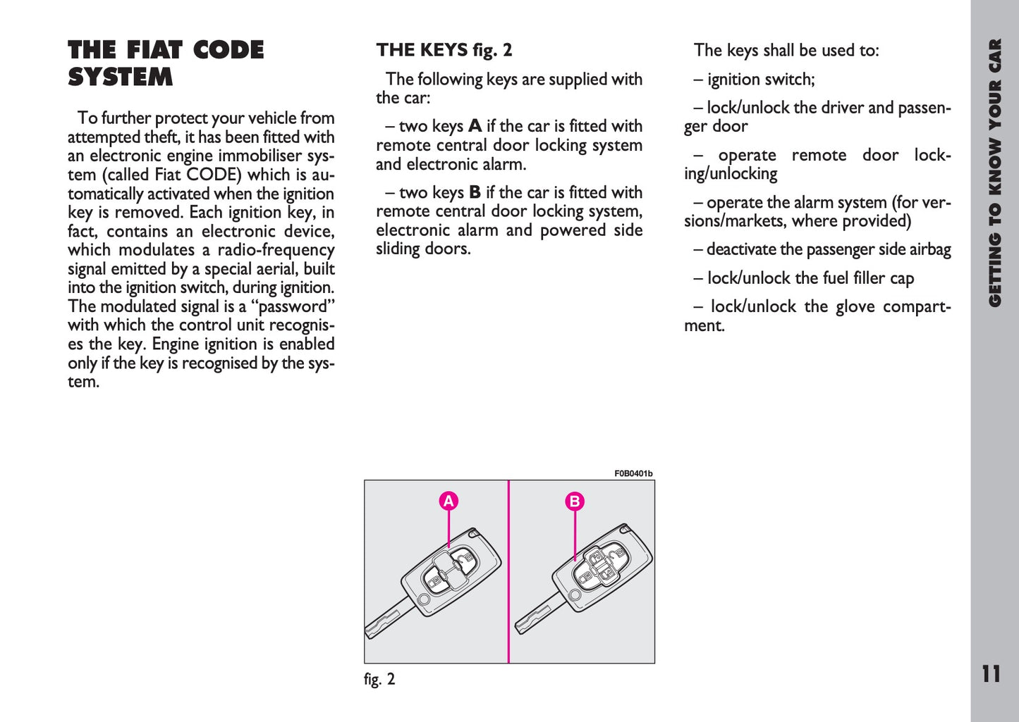 2009-2010 Fiat Ulysse Owner's Manual | English