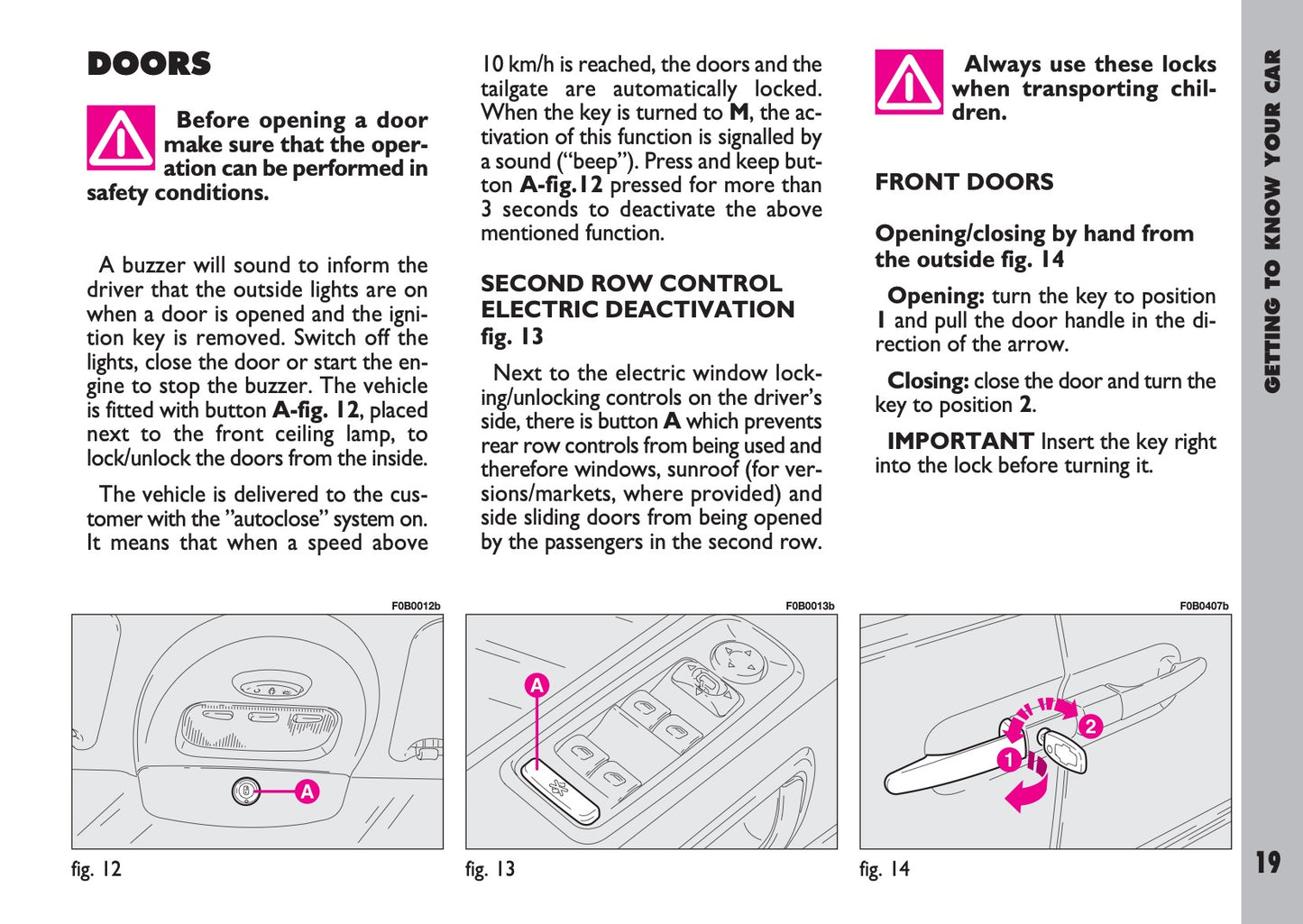 2009-2010 Fiat Ulysse Owner's Manual | English