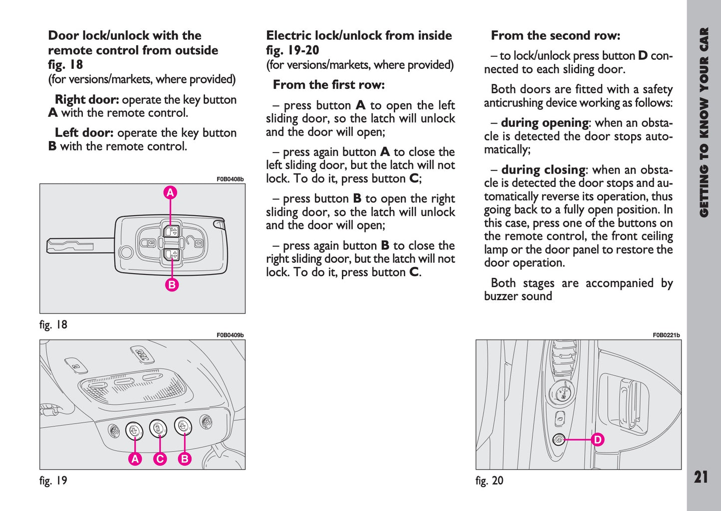 2009-2010 Fiat Ulysse Owner's Manual | English