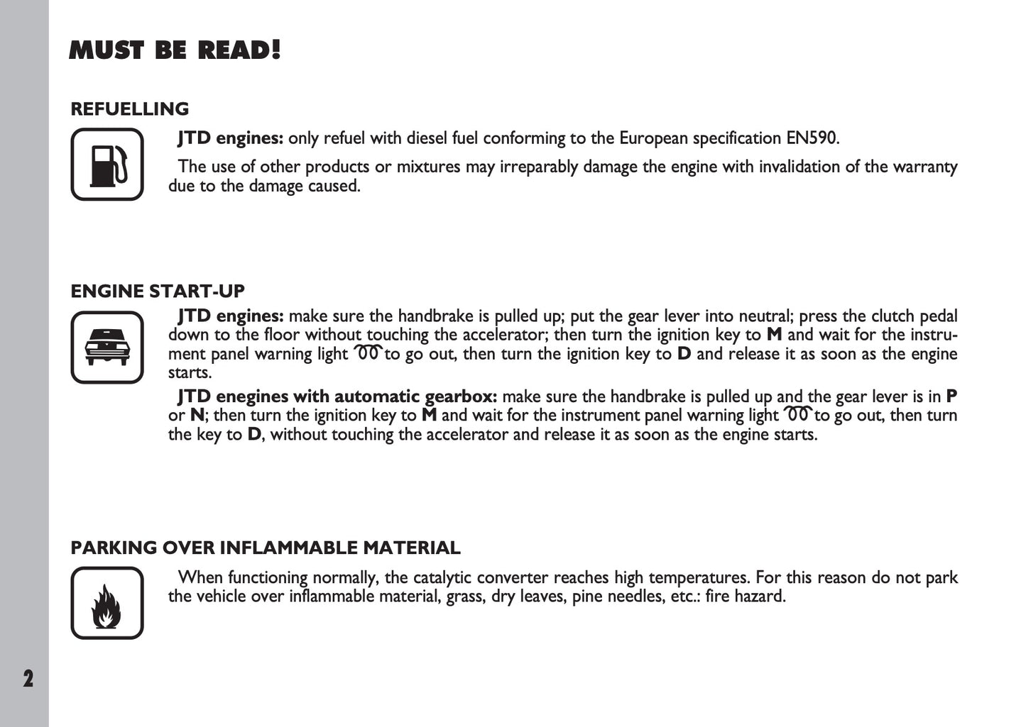 2009-2010 Fiat Ulysse Owner's Manual | English